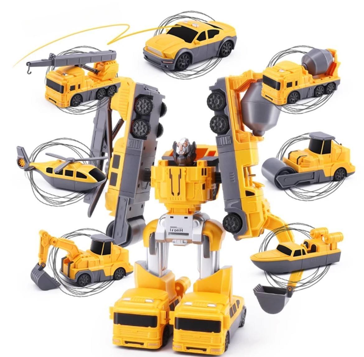 Конструктор Будівельний Трансформер 8в1 Помаранчевий (ooppp21313121) - фото 3 Конструктор Будівельний Трансформер 8в1 Помаранчевий (ooppp21313121) - фото 3