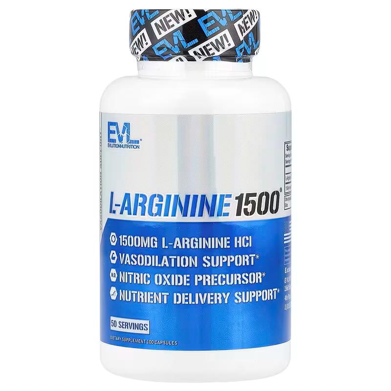 L-Аргинин Evlution Nutrition L-Arginine1500 100 коп.