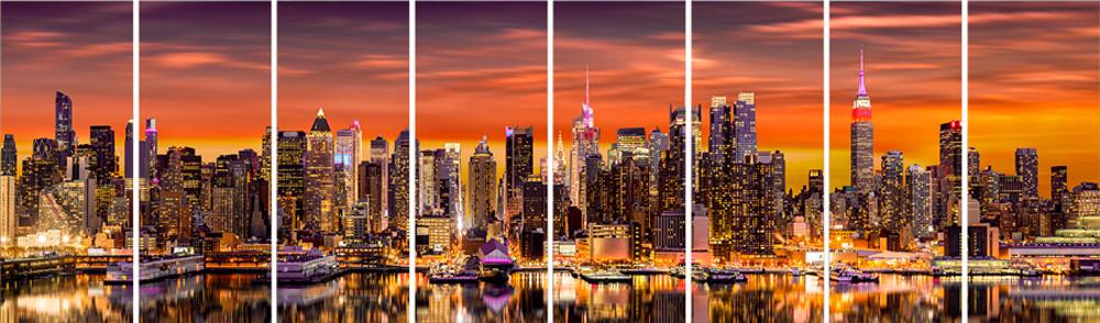 Модульна картина-гігант Декор Карпати 390х115 см (m8-667)