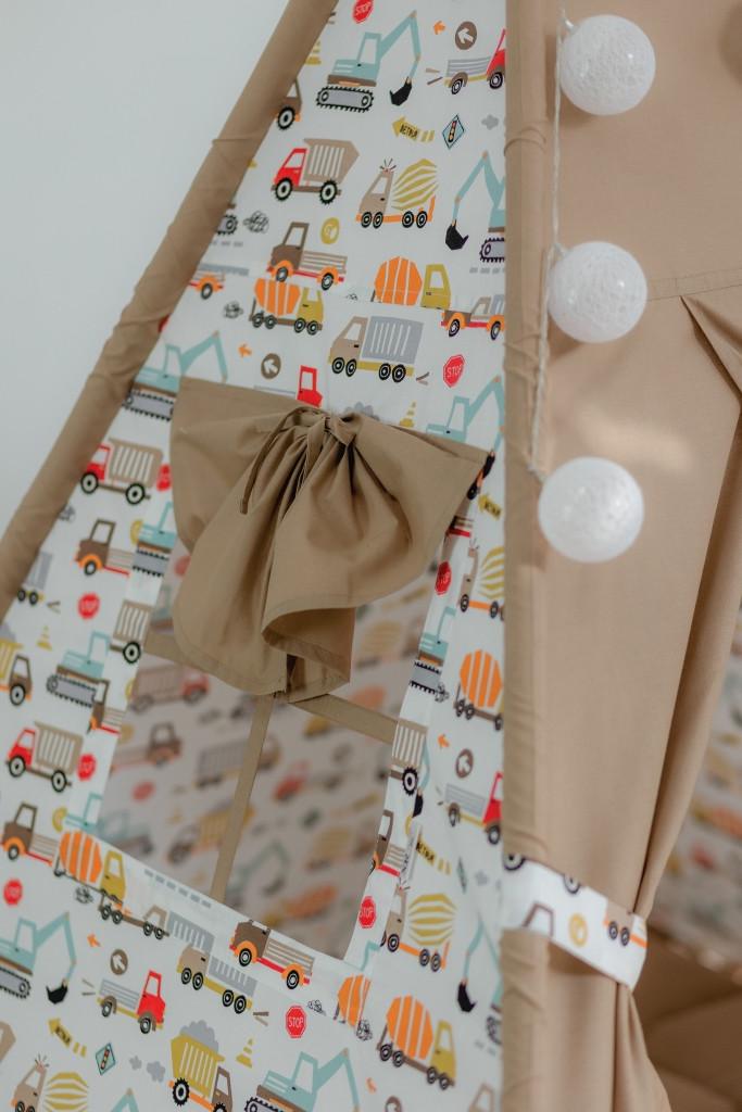 Вігвам для дитини Машинки з матрацом і подушками з кошиком для білизни - фото 3 Вігвам для дитини Машинки з матрацом і подушками з кошиком для білизни - фото 3