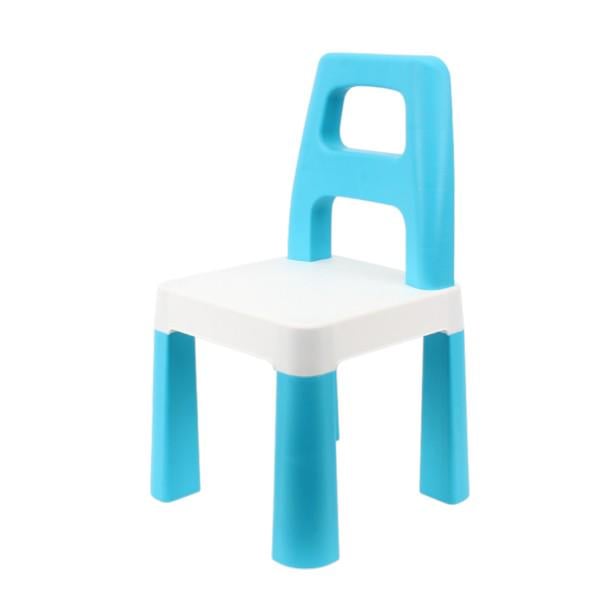Стілець зі спинкою дитячий ТехноК 55х32х32 см Синій (9710)