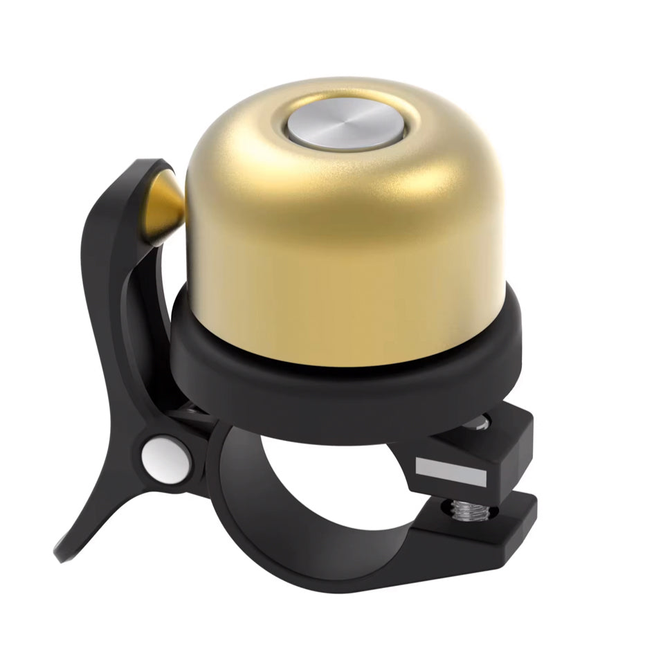 Дзвінок на велосипед з місцем для AirTag Bicycle Bell з мідного сплаву Yellow (001026)