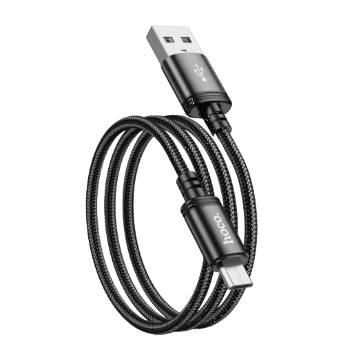 Кабель Hoco X89 Wind USB to Micro USB 1 м Black (9822938)