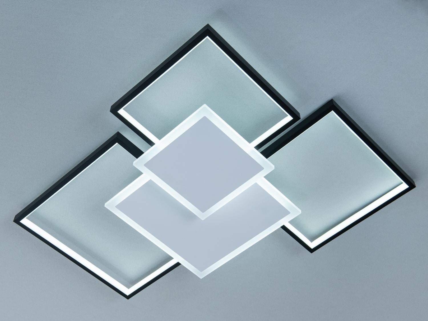 Люстра потолочная LED квадраты 100Вт Бело-черный (MX2250/3WH+BK) Люстра потолочная LED квадраты 100Вт Бело-черный (MX2250/3WH+BK)