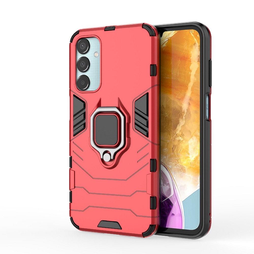 Противоударный чехол Samsung Galaxy M15 5G M156 (подставка кольцо) Red (37815-2D)