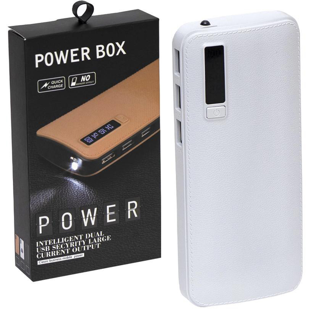Зарядное устройство портативное c экраном 3 USB 20000 mah