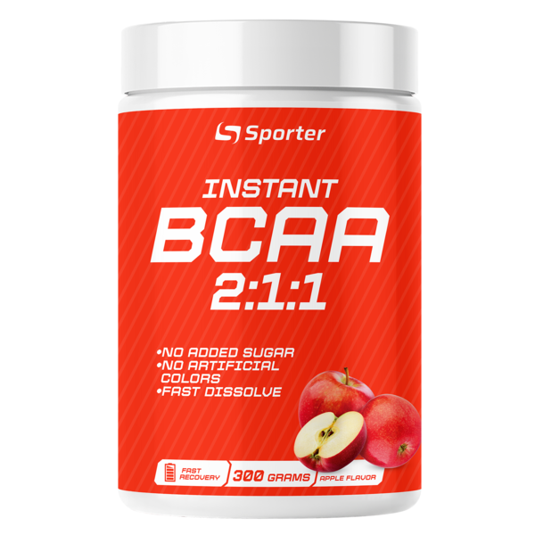 Аминокислоты Sporter Instant BCAA Яблоко 300 г (1880348941)