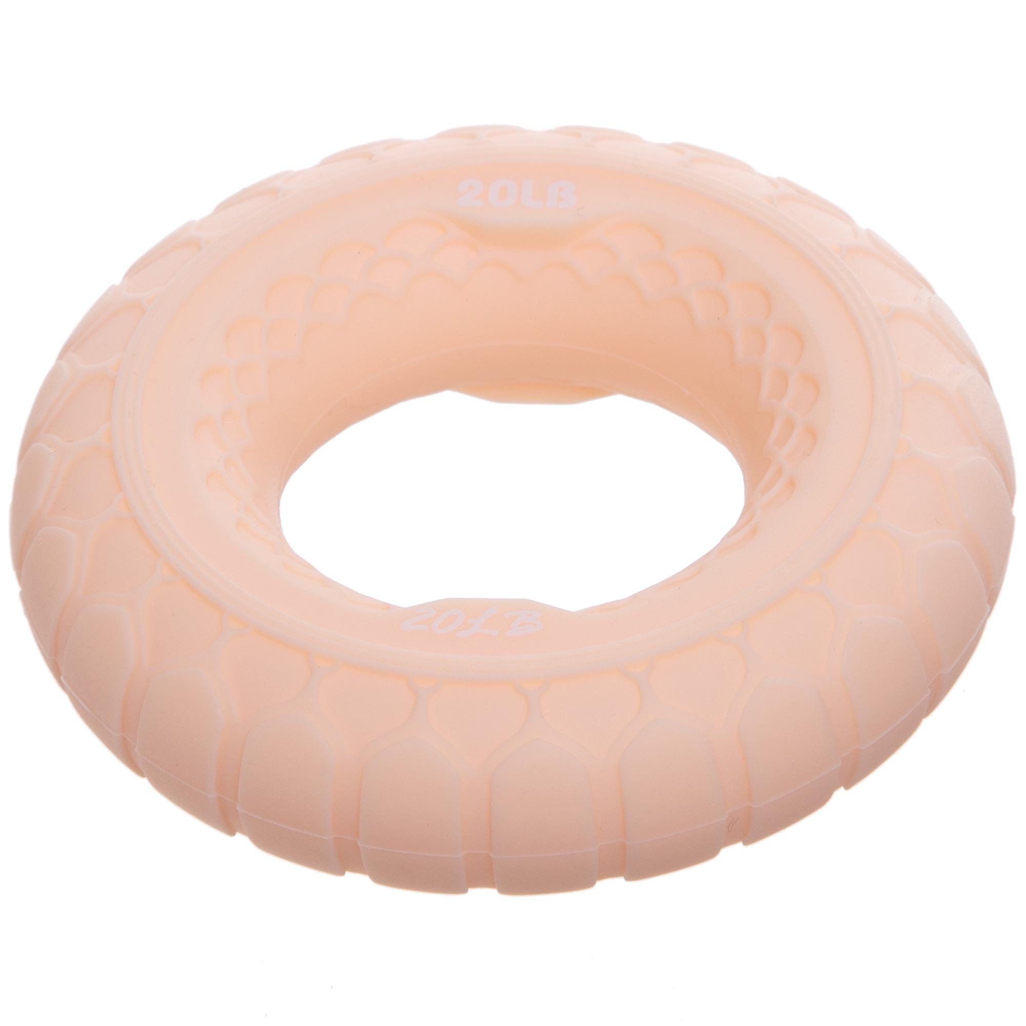 Эспандер кистевой Jello Кольцо нагрузка 9-23 кг Кремовый (FI-3813) - фото 1 Эспандер кистевой Jello Кольцо нагрузка 9-23 кг Кремовый (FI-3813) - фото 1