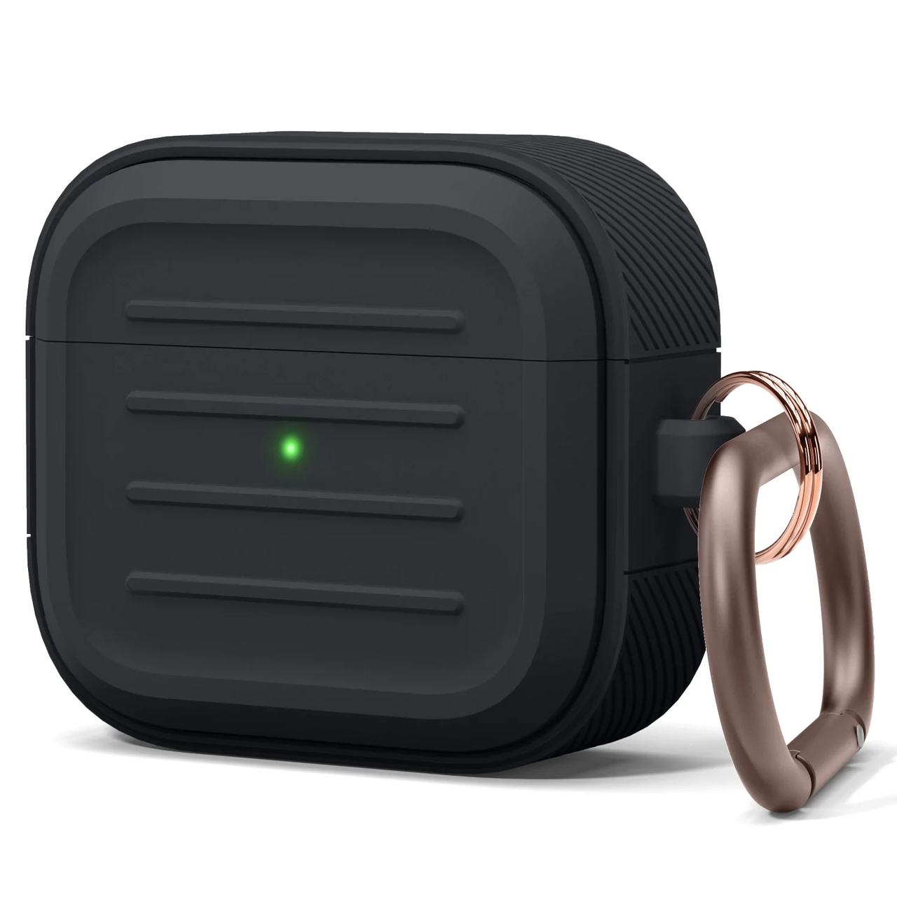 Силіконовий чохол для навушників Elago Armor Case for Airpods 3rd Gen, Black (EAP3AM-BK)