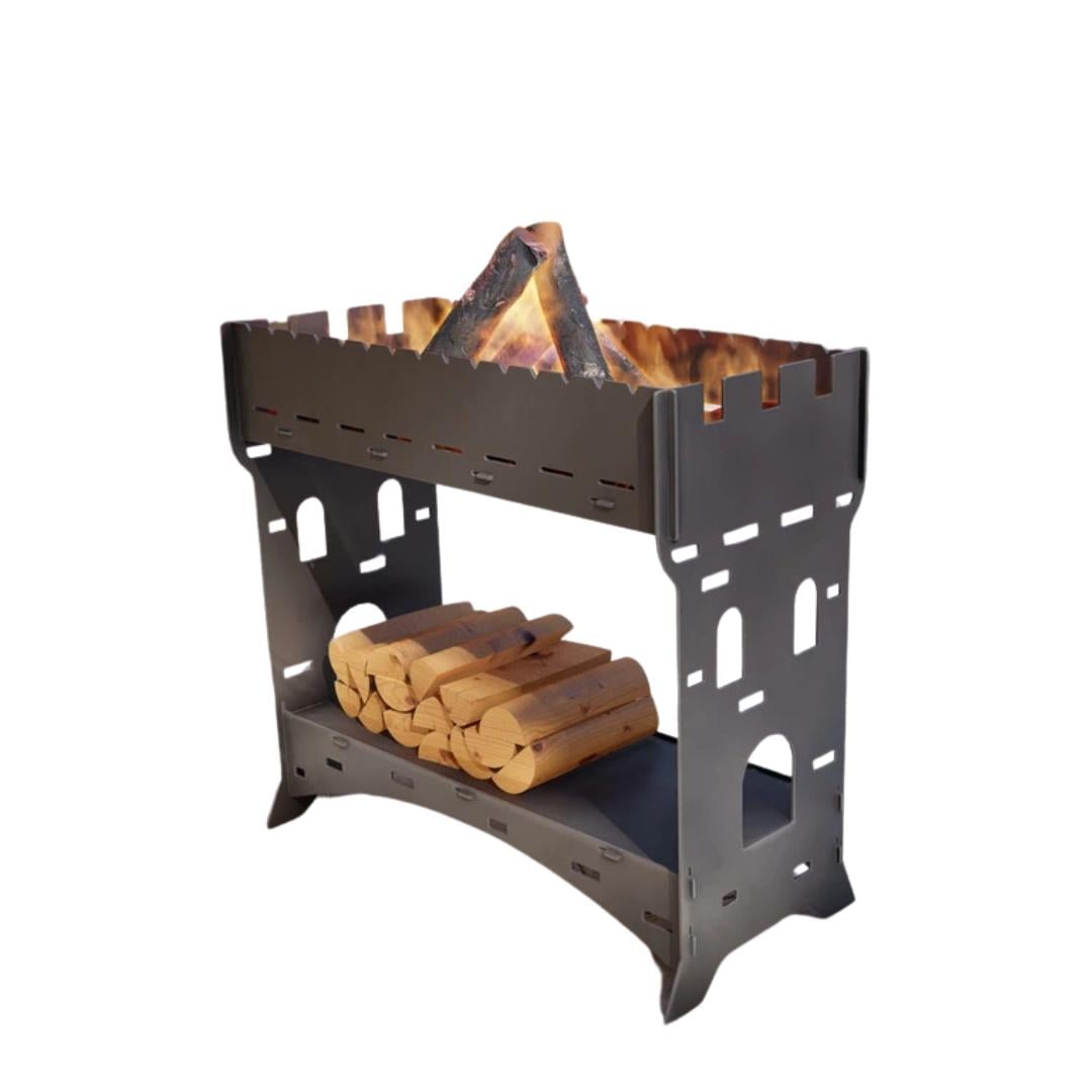 Мангал Carino Башня для шашлыка разборная 965х456х889 мм металл 3 мм (34183475)