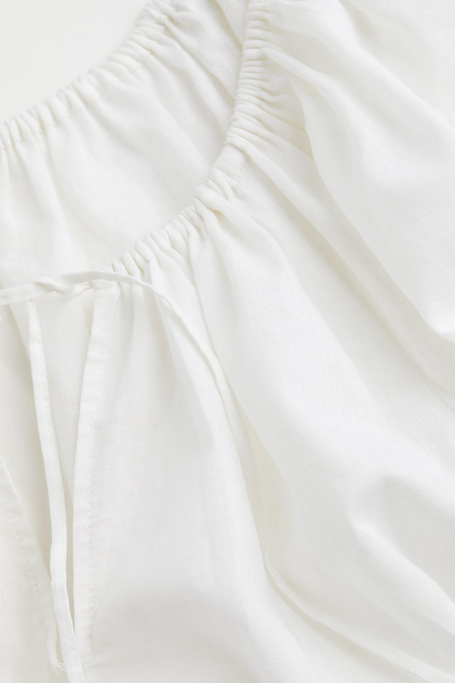 Блуза лляна XS Білий (10686095wer) - фото 2