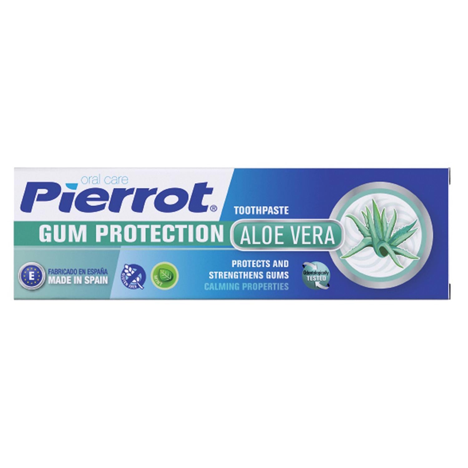 Зубна паста Pierrot Aloe Vera Gum Protection Алое Вера Захист ясен Ref.74 75 мл (150696)