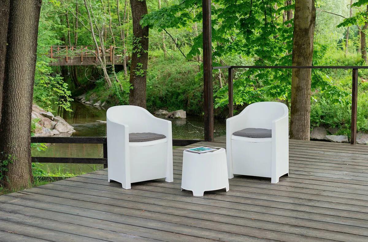 Набор ProGarden LUNA с подушками Белый (3689) - фото 2 Набор ProGarden LUNA с подушками Белый (3689) - фото 2