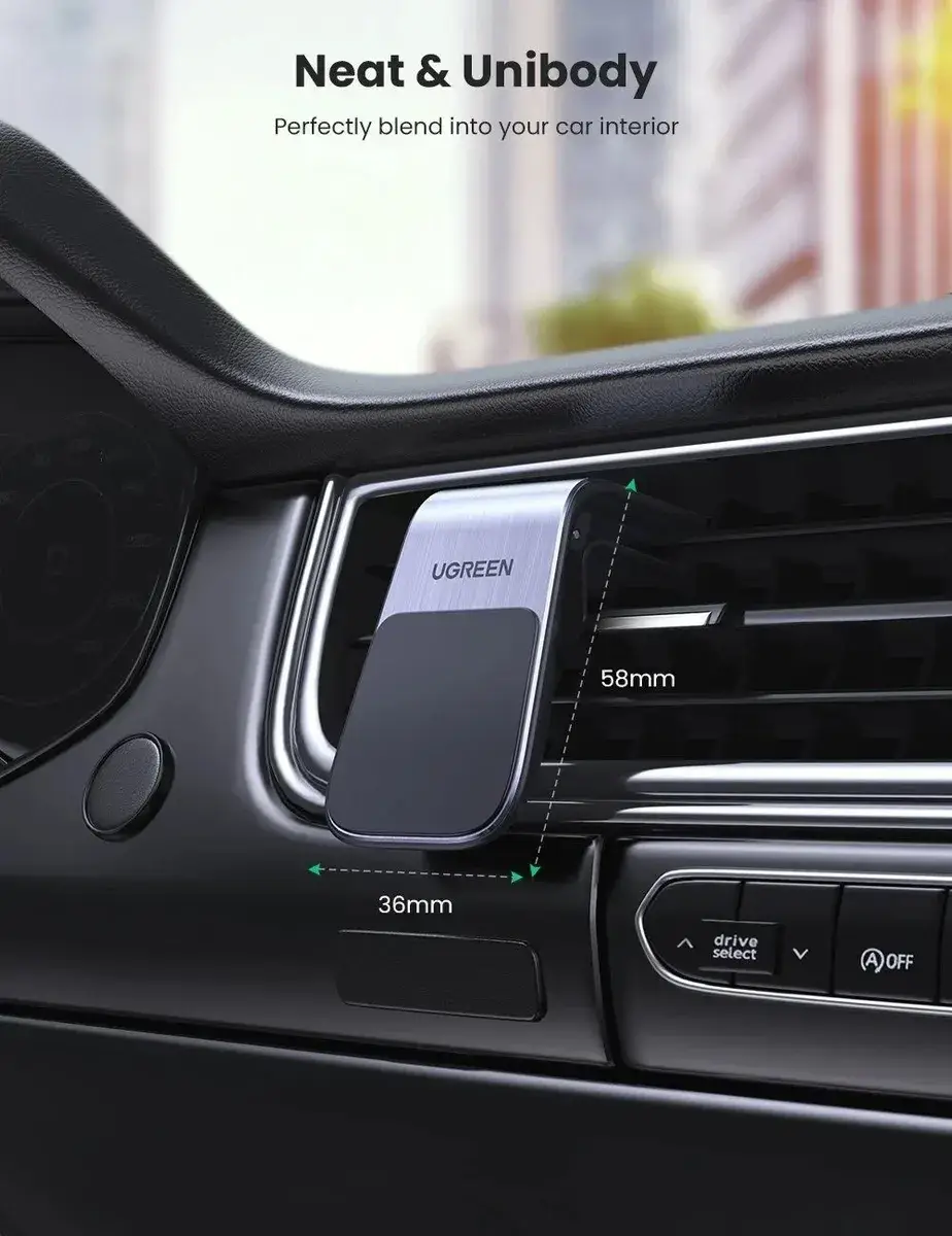 Автодержатель для телефона UGREEN LP290 Waterfall Magnetic Phone Holder (UGR-80712B) - фото 8