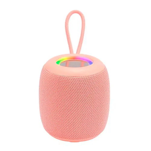 Портативная колонка SH-309 с ритмичной подсветкой IPX5 Pink (29596510)