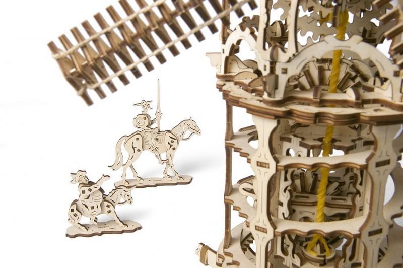 Пазл механический 3D UGEARS Башня-Мельница (2214) - фото 5