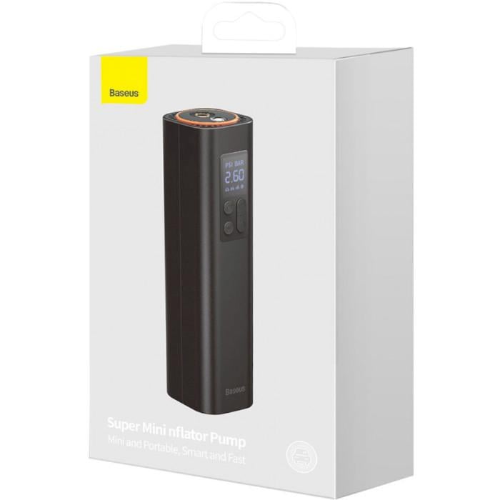 Насос автомобильный Baseus Super Mini Inflator Pump (CRCQ000001) - фото 2