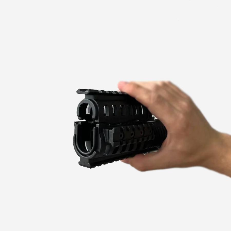 Цівка лита полімерна на АК 74 Чорний - фото 3 Цівка лита полімерна на АК 74 Чорний - фото 3