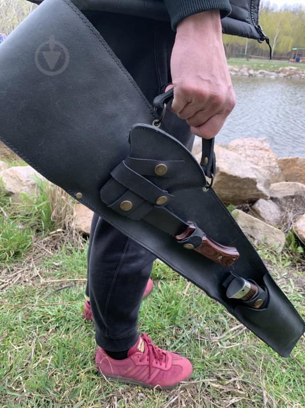 Набір шампурів Gorillas Market "Калчан Лісоруб" Gorillas BBQ у шкіряному чохлі - фото 9