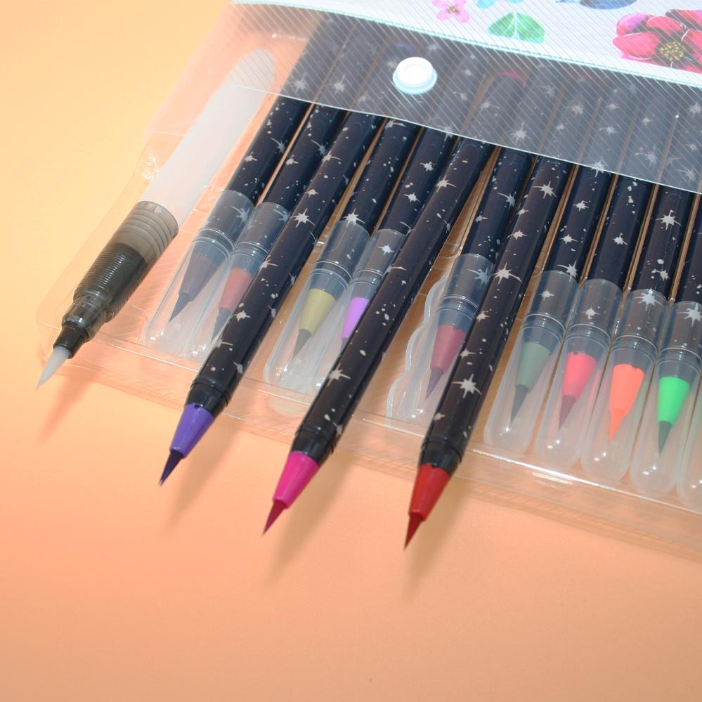 Акварельні маркери для скетчінга з пензликом 20 кольорів (120.587) - фото 5 Акварельні маркери для скетчінга з пензликом 20 кольорів (120.587) - фото 5