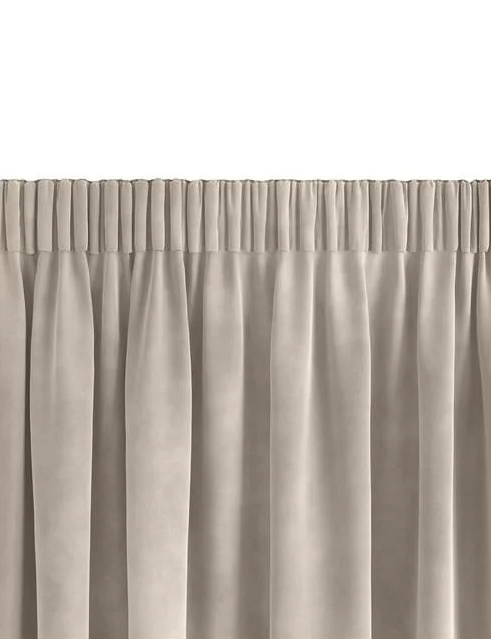 Занавеска 140x300 см Песочный