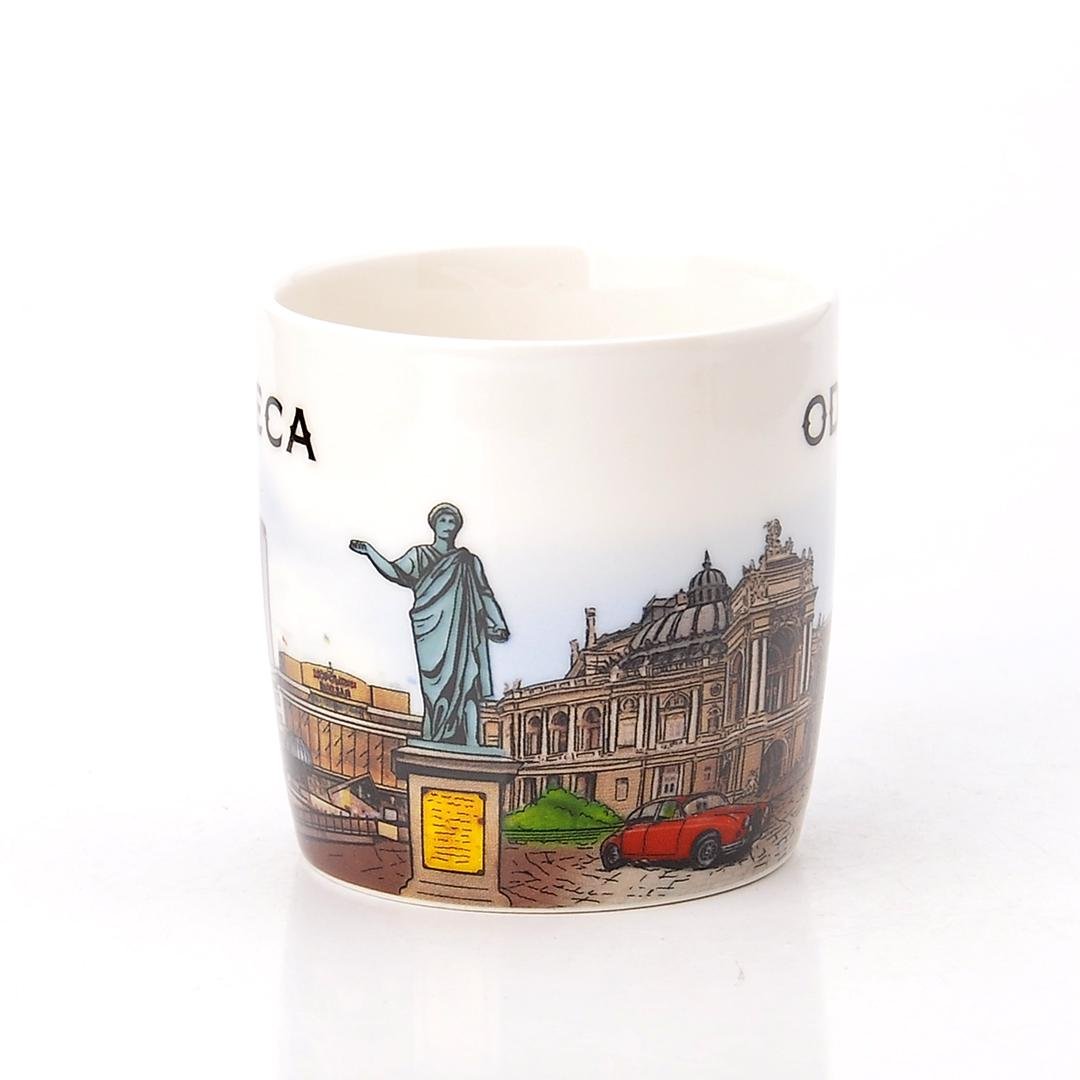 Чашка керамическая с ложкой Одесса в подарочной упаковке №5 - фото 5 Чашка керамическая с ложкой Одесса в подарочной упаковке №5 - фото 5