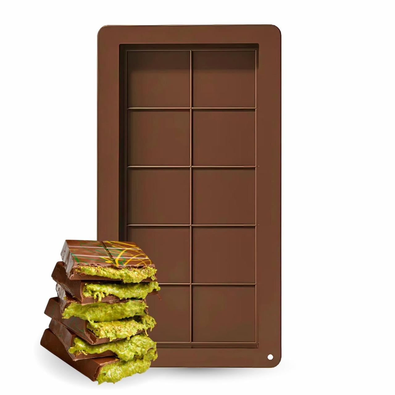 Форма силіконова глибока для шоколаду Дубайський шоколад (2548965259)