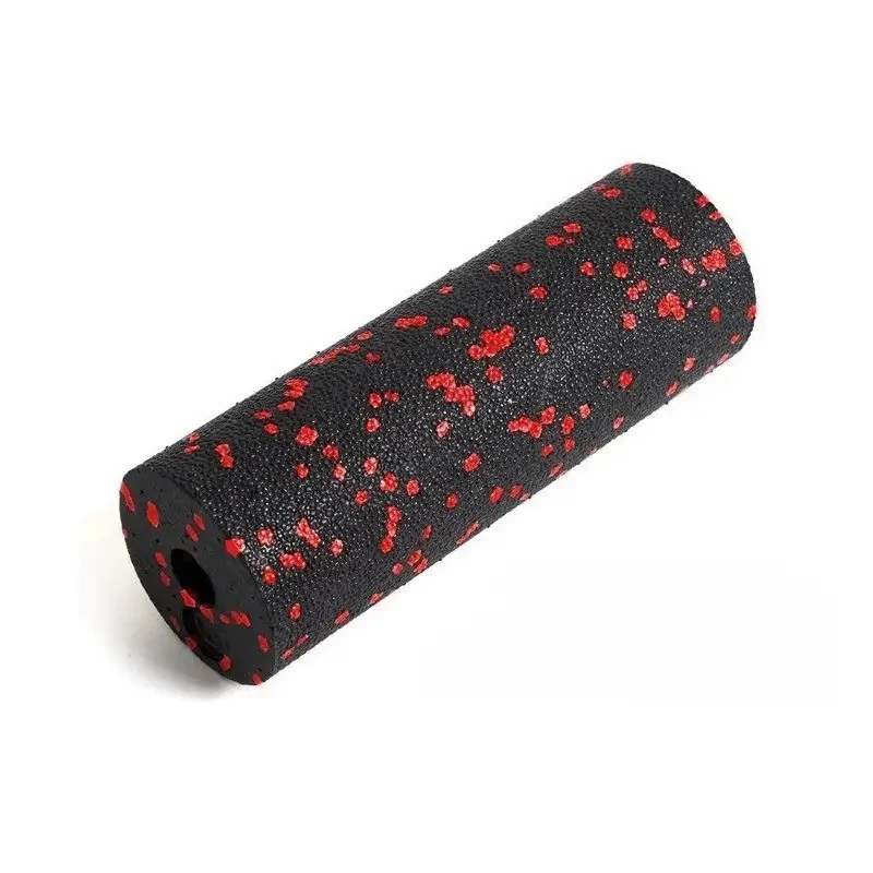 Ролик масажний гладкий PowerPlay PP-4346 Mini EPP Foam Roller Чорний/Червоний 15x5,3 см - фото 1