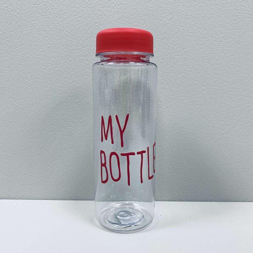 Бутылка для воды My Bottle с чехлом 500 мл Прозрачный/Красный (500-500)