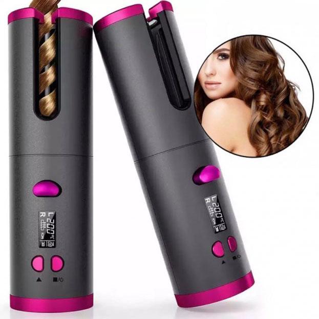 Плойка авто-бігуді для завивки волосся Ramindong Hair curler бездротовий Сірий (144119)