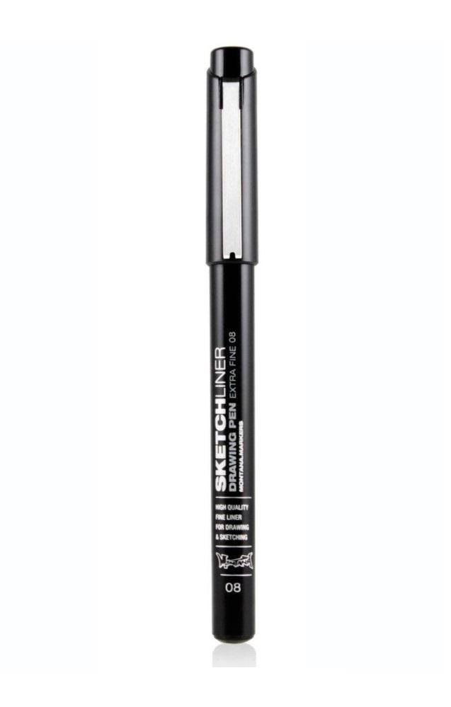 Маркер для эскизов Montana Sketch Liner 08 мм (337376)