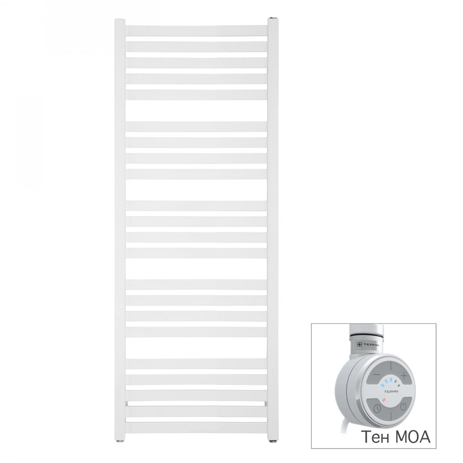 Полотенцесушитель электрический Terma Marlin с теном MOA 1185x430 мм White (074) - фото 4