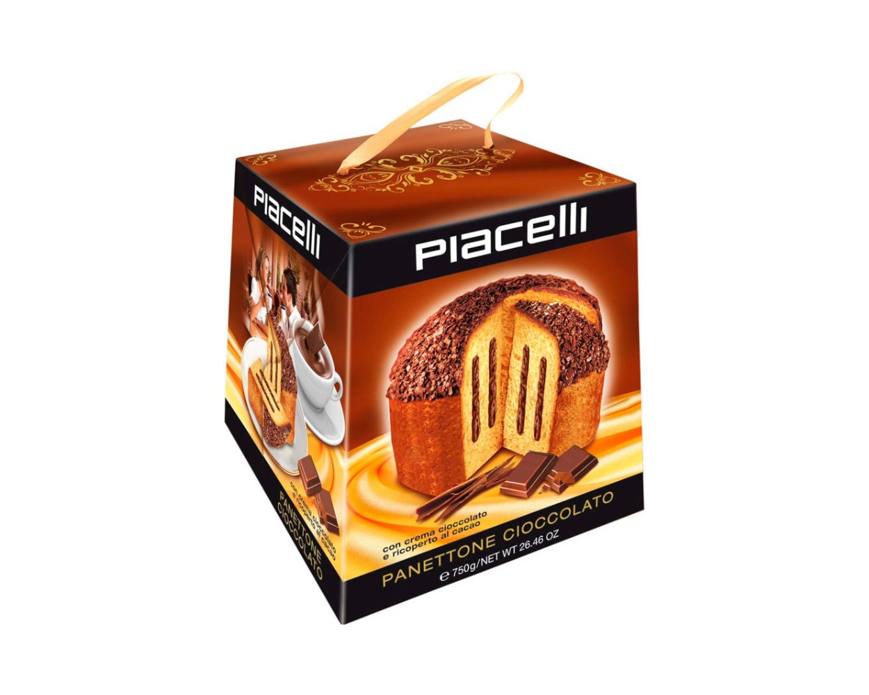 Панеттоне Piacelli Panetone Сioccolato Шоколадний 750 г (22059174)