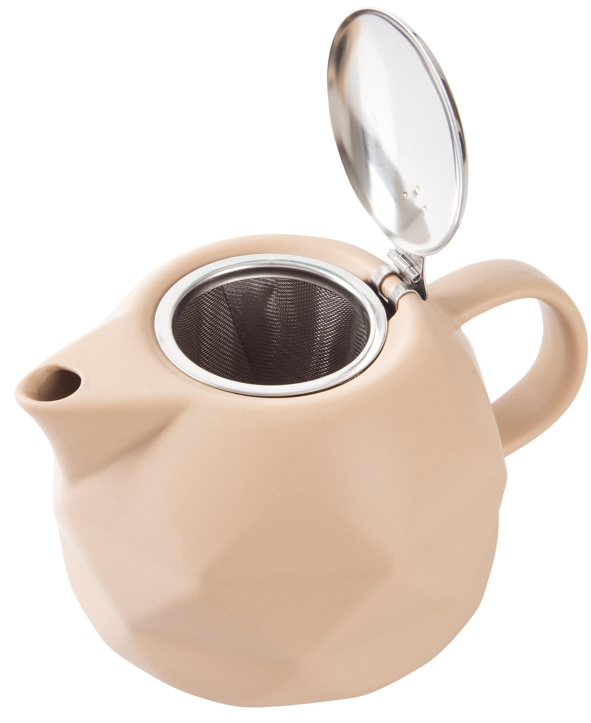 Чайник заварювальний Limited Edition BASIL 850 мл Бежевий (UG-B050020) - фото 2