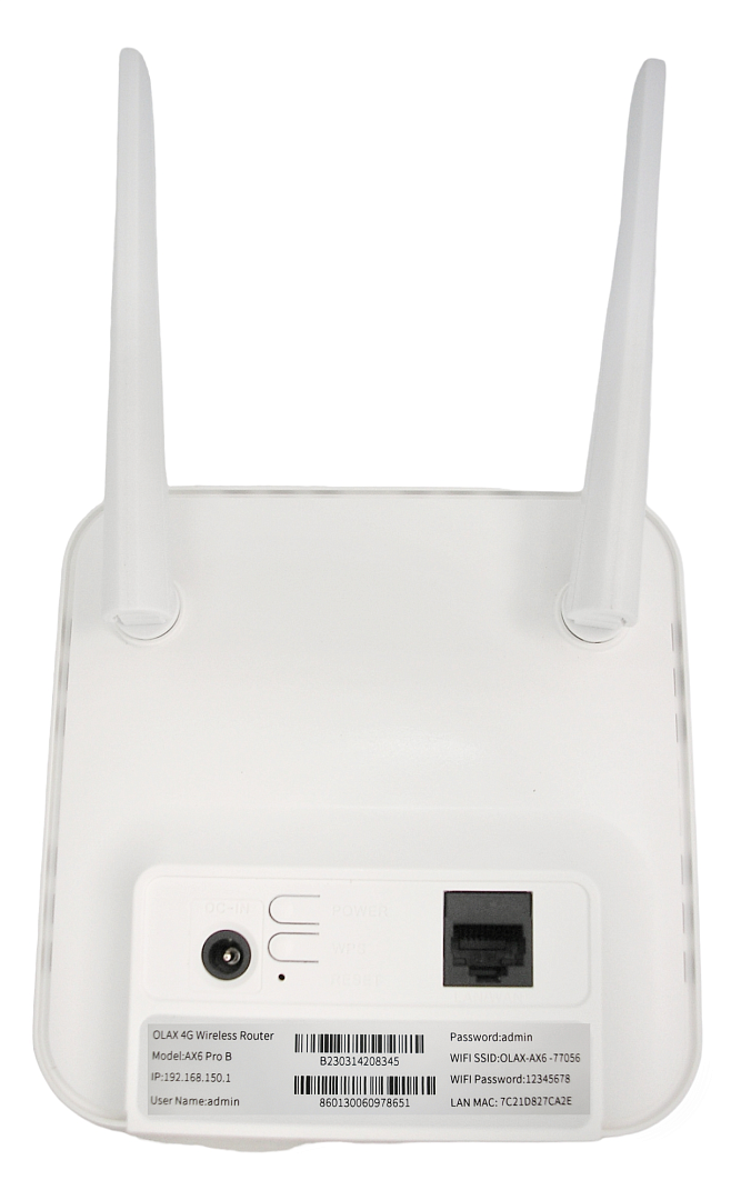 WI-FI роутер 4G Olax AX6 PRO з 3G/4G модемом та двома антенами (11267395) - фото 2 WI-FI роутер 4G Olax AX6 PRO з 3G/4G модемом та двома антенами (11267395) - фото 2