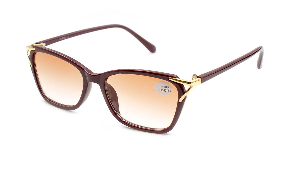 Окуляри для зору в пластиковій оправі Verse 24011-C2 тоновані +2,25 (26894133)