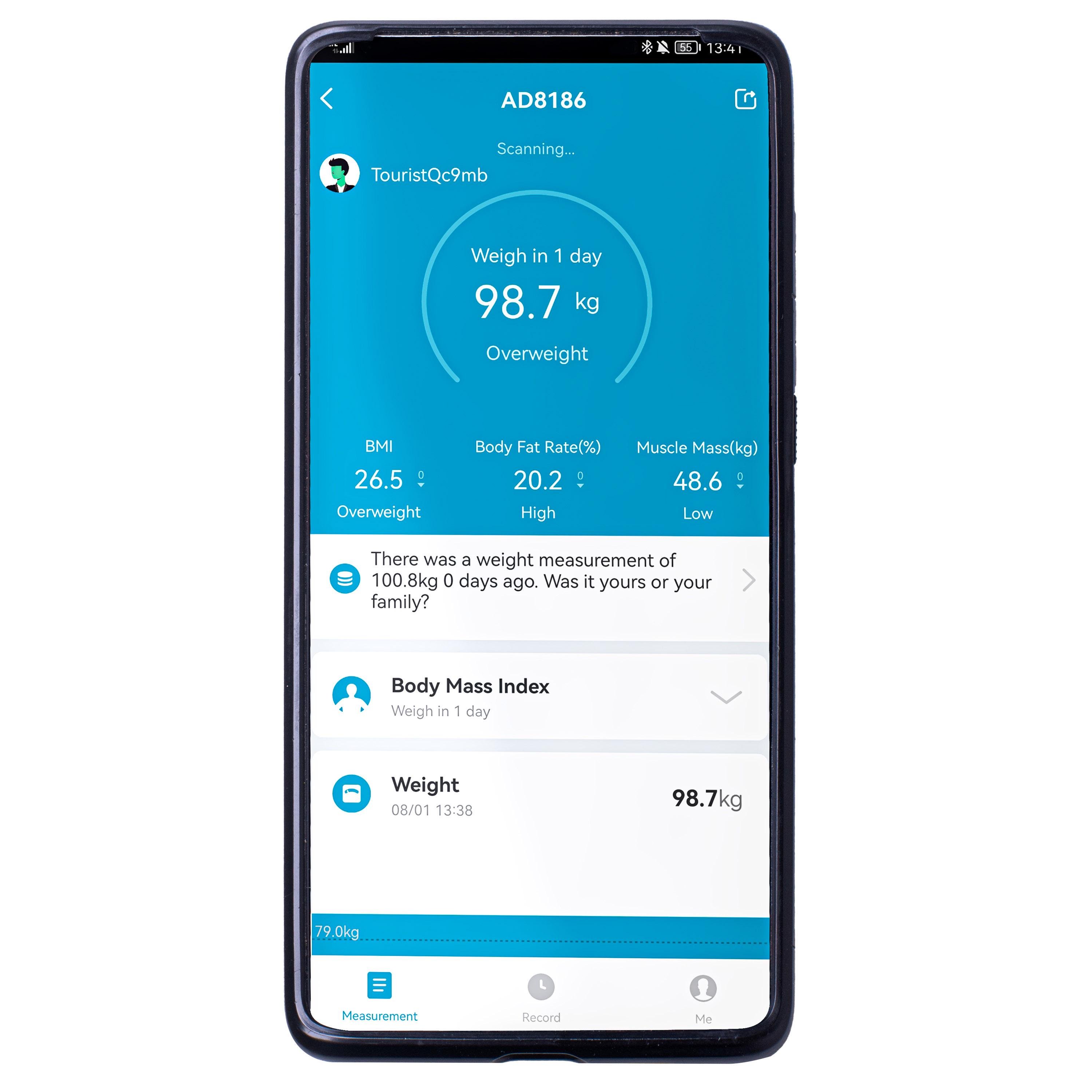 Весы напольные аналитические Adler AD 8186 Smart приложение Tuya Black - фото 8 Весы напольные аналитические Adler AD 8186 Smart приложение Tuya Black - фото 8