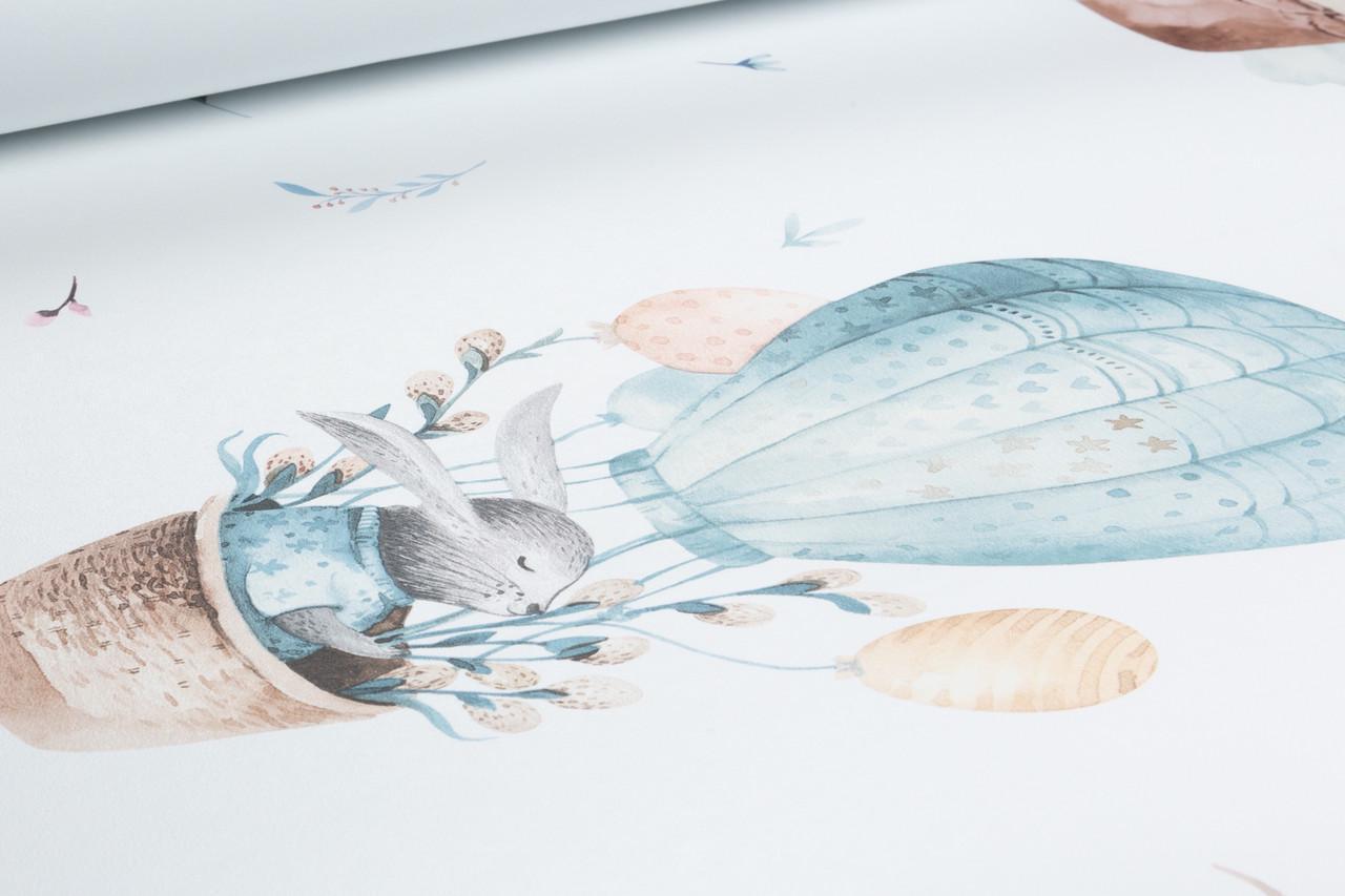 Шпалери флізелінові RASCH Kids World 2 300512 Декор вініл гарячого тиснення 0,53х10,05 м Бежевий