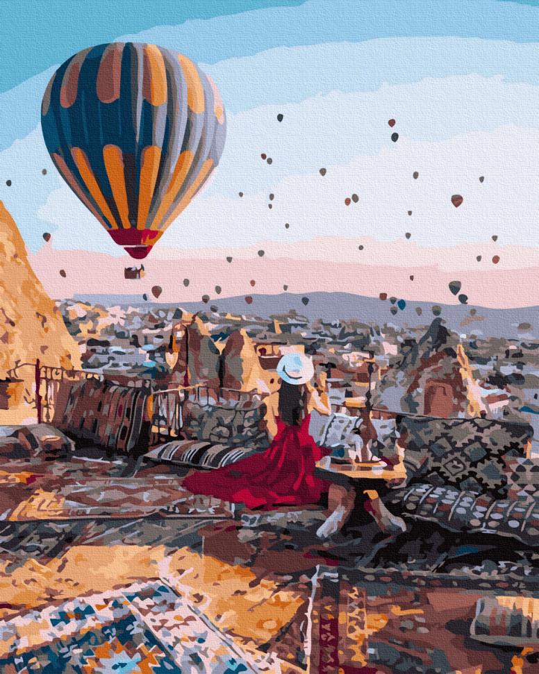 Картина за номерами Rainbow Art Сніданок у Каппадокії (GX39334-RA)