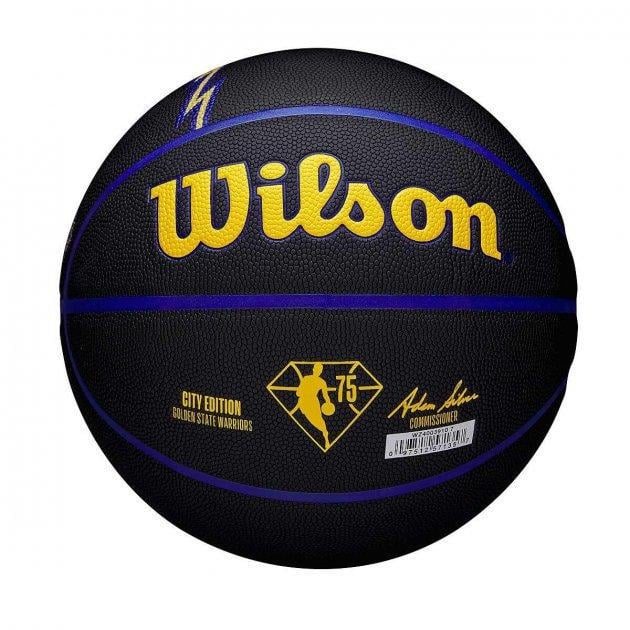 Мяч баскетбольный Wilson NBA Team City Collector BSKT GS Warriors р. 7 (WZ4003910XB7)