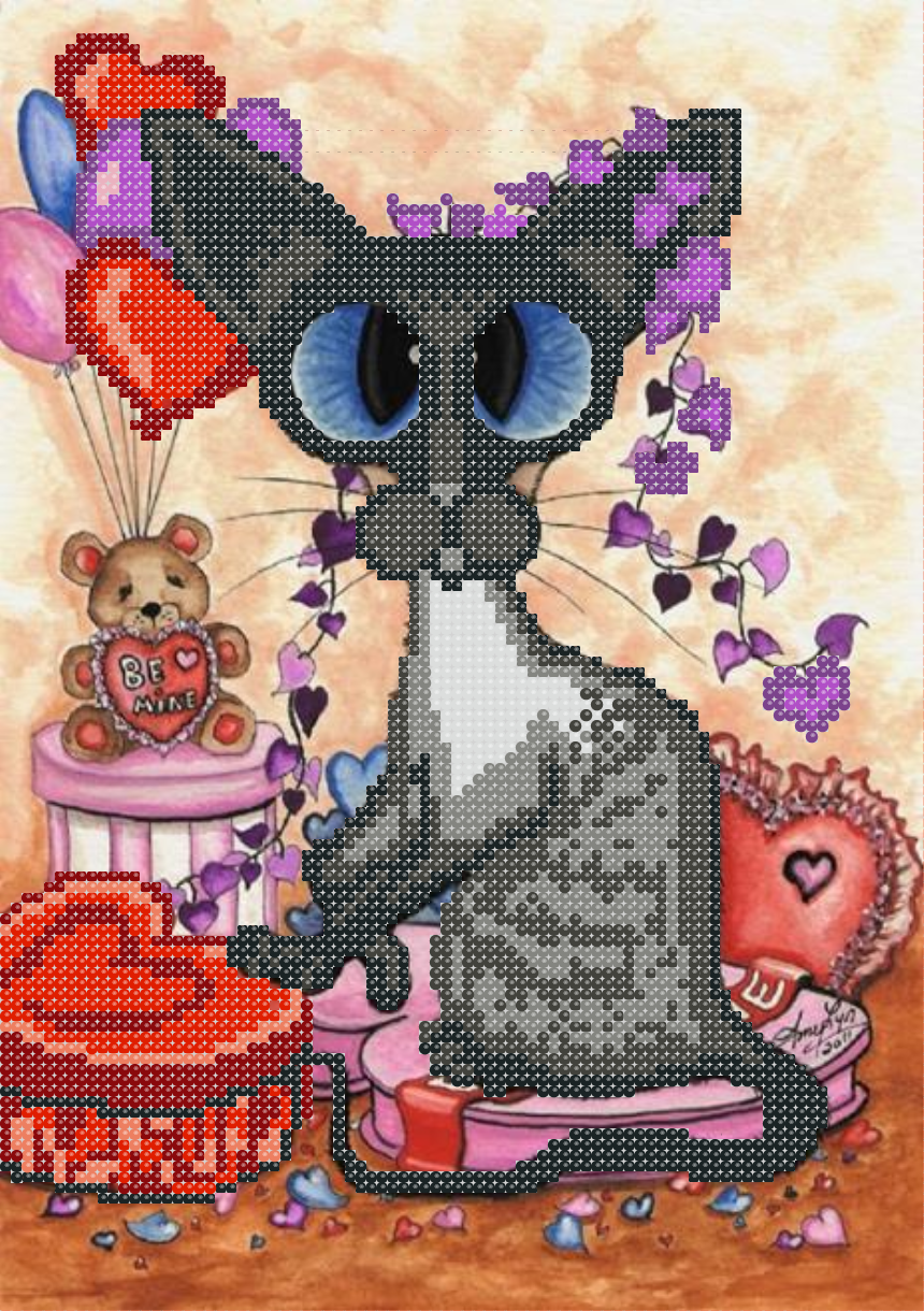 Схема вышивки бисером Будь моей (1221163006А)
