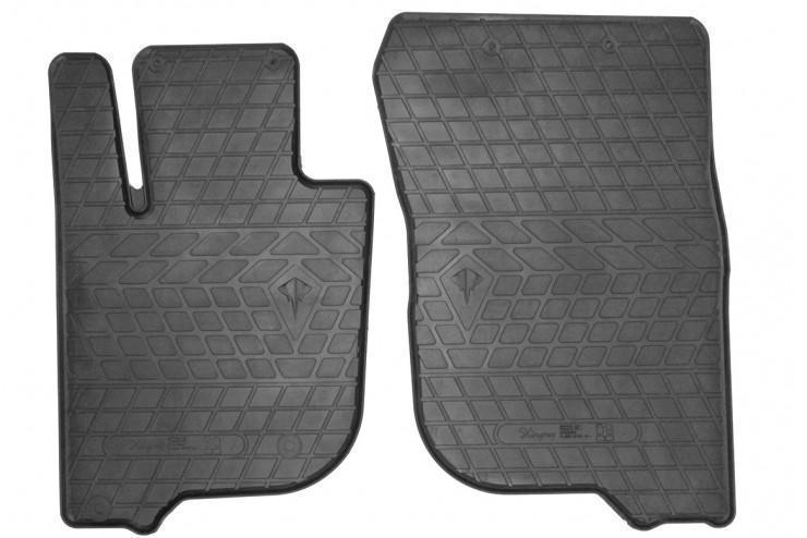 Коврики резиновые Stingray для Mitsubishi Pajero Sport 15- design 2016 передние 2 шт. (1013092F)