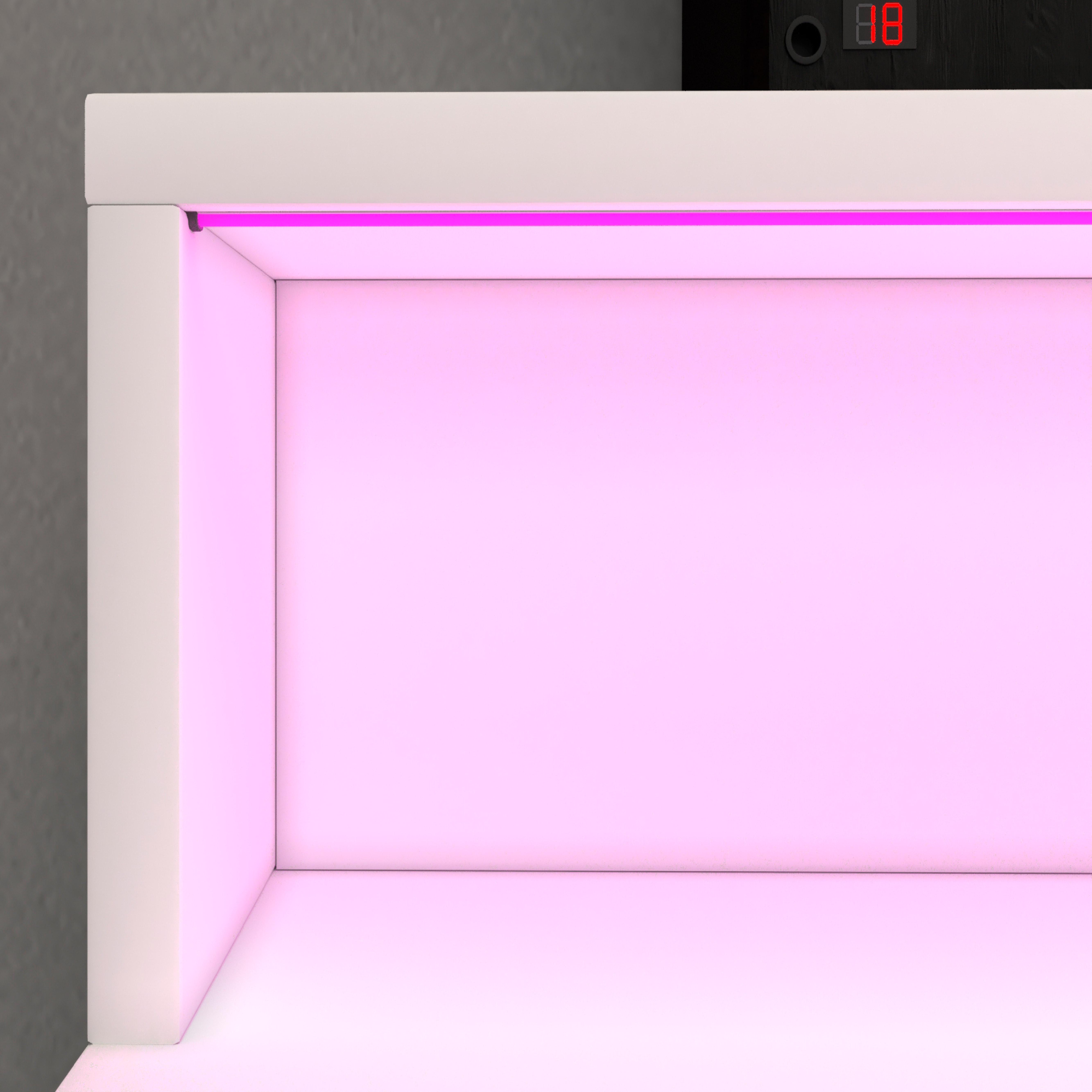 Компьютерный стол Mebellini Маршал Classic 1200х710/860х600 мм Белый (арт.SKEP1000-008) - фото 4 Компьютерный стол Mebellini Маршал Classic 1200х710/860х600 мм Белый (арт.SKEP1000-008) - фото 4