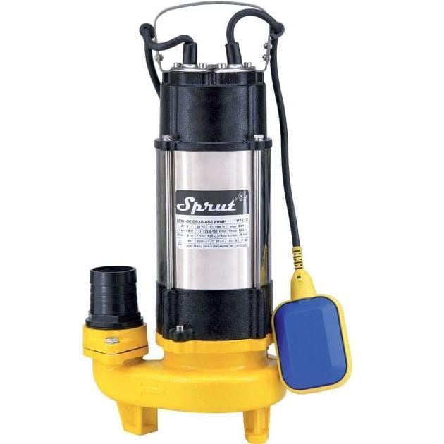 Насос дренажно-фекальный Sprut V750F 1100 Вт