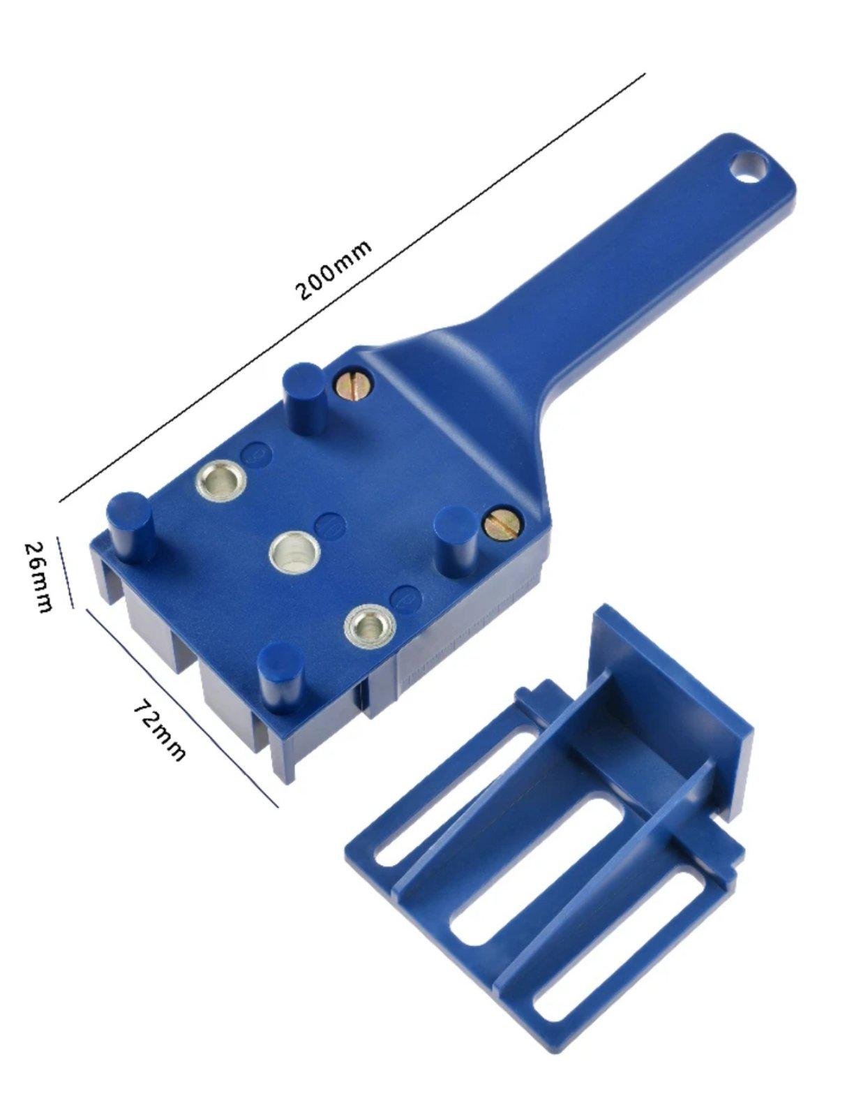 Кондуктор для свердління отворів під шканти 6/8/10 мм зі свердлом (23522318) - фото 3 Кондуктор для свердління отворів під шканти 6/8/10 мм зі свердлом (23522318) - фото 3