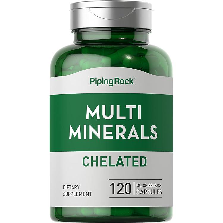 Мега мультихилатные минералы Piping Rock Mega Multi Chelated Minerals 120 caps