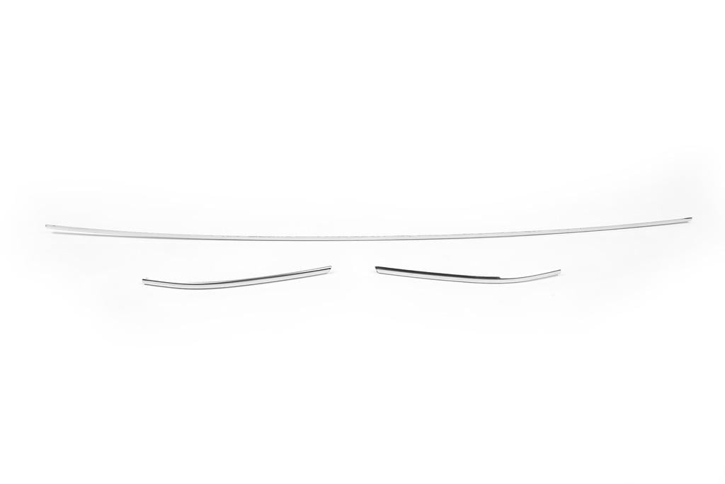 Накладки на передний бампер Omsa Line для Skoda Superb 2015-2024 гг. нержавеющая сталь Хром