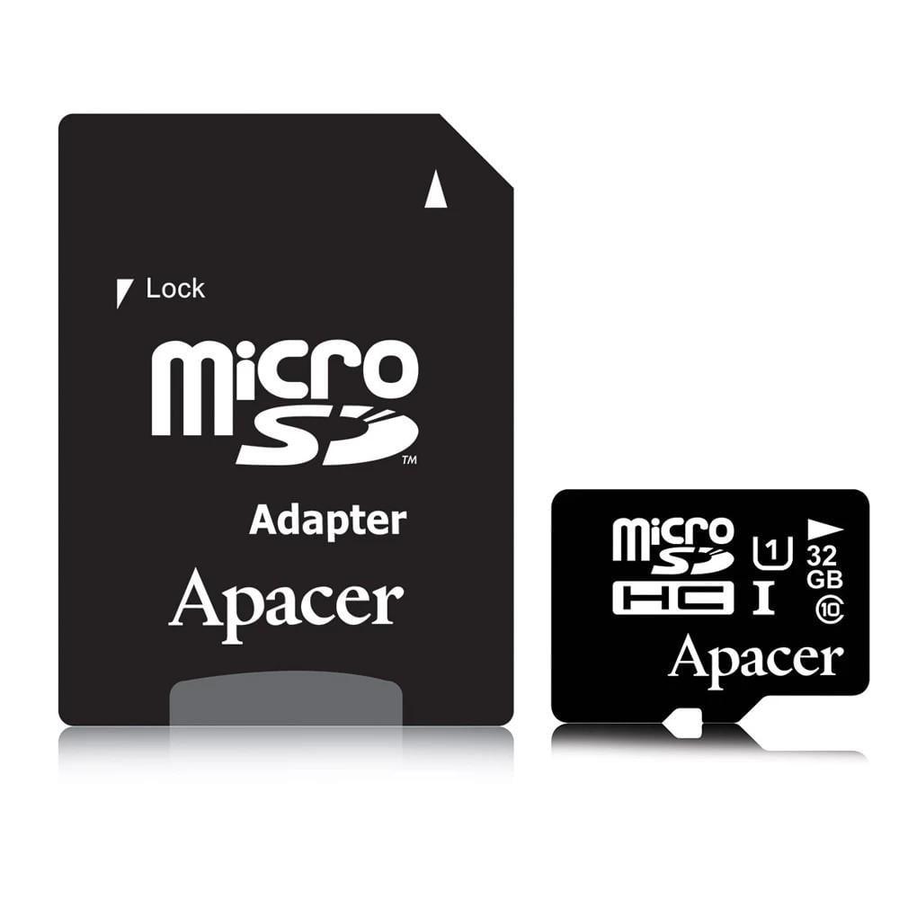 Карта памяти Apacer microSDHC UHS-I 32GB R100 V10 A1+адаптер (2553861521) Карта памяти Apacer microSDHC UHS-I 32GB R100 V10 A1+адаптер (2553861521)