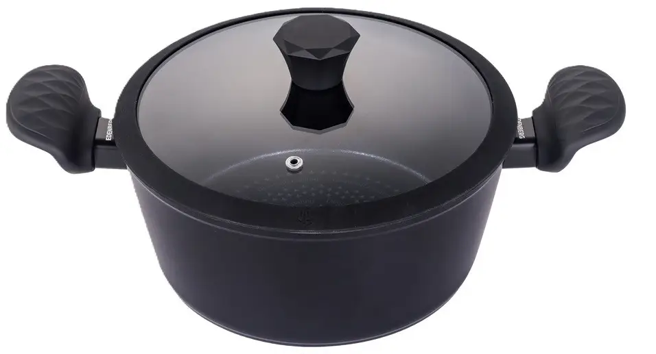 Кастрюля с крышкой Edenberg EB-3485 3 л 22 см алюминиевая с антипригарным Diamond покрытием, для всех типов плит