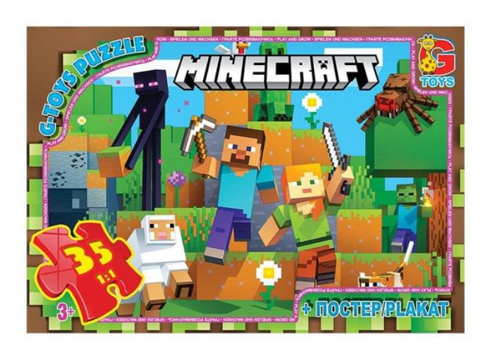 Пазли G-Toys із серії Minecraft 35 ел. (MTT-194699)